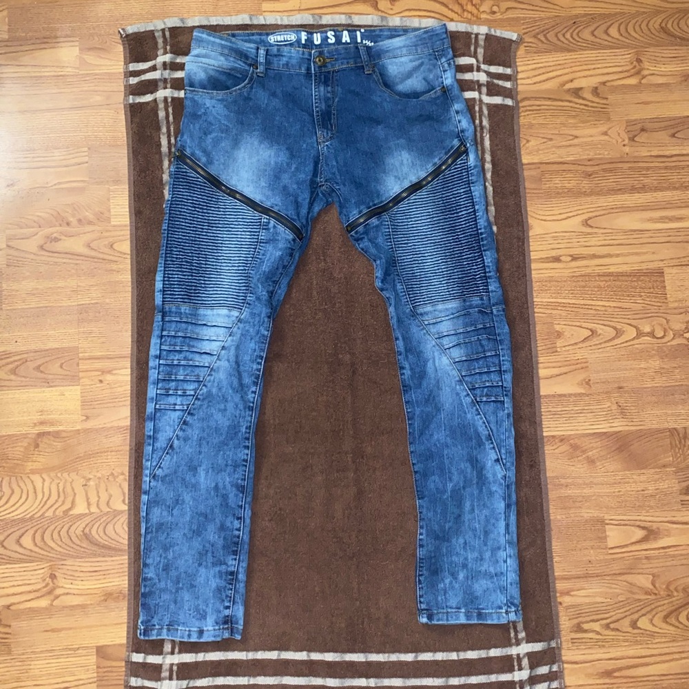 Brand Fusai, Size 34/32, Color blue